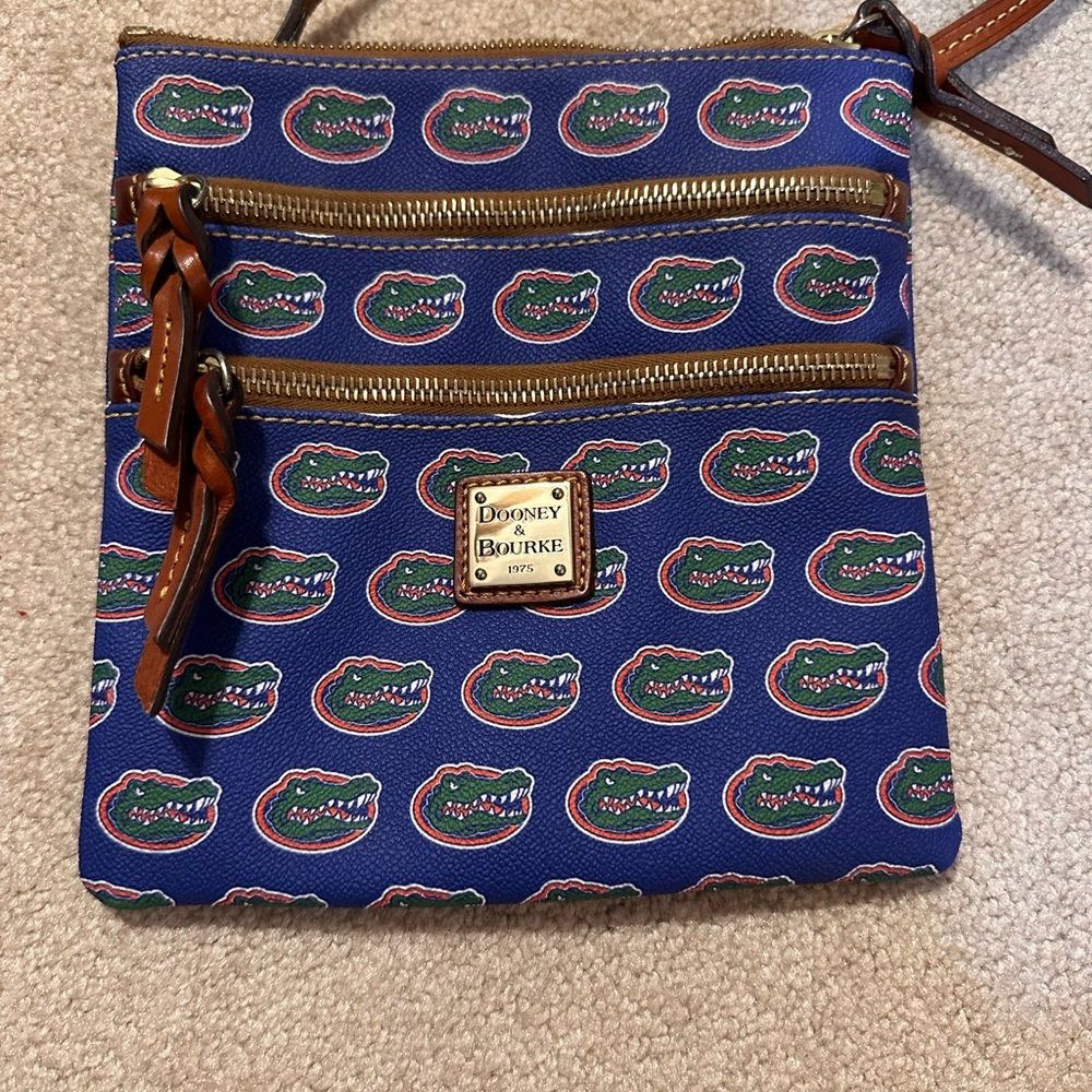 Dooney & Bourke Blue Gators Patterned Crossbody